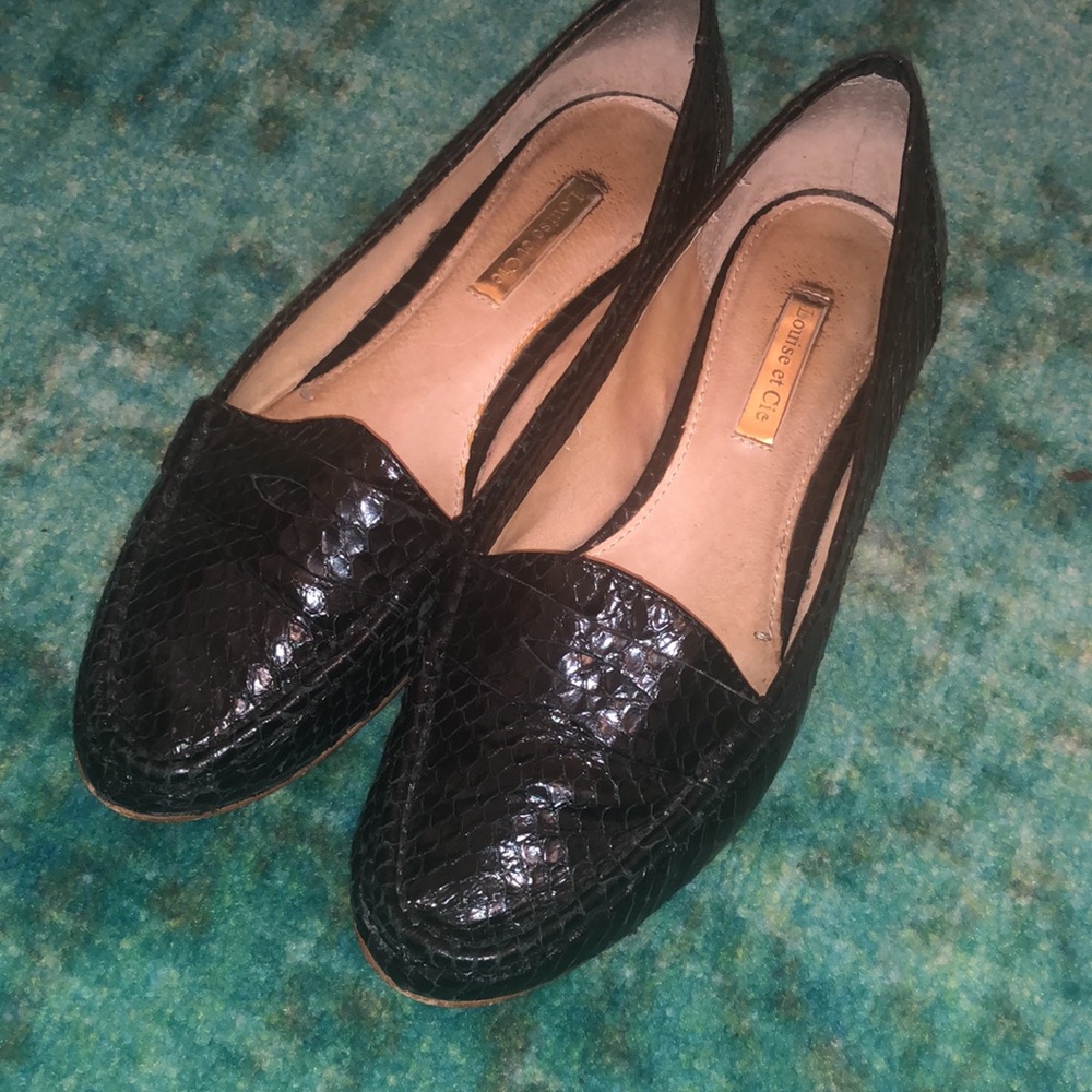 Louise et cie Bitsy embossed penny loafers